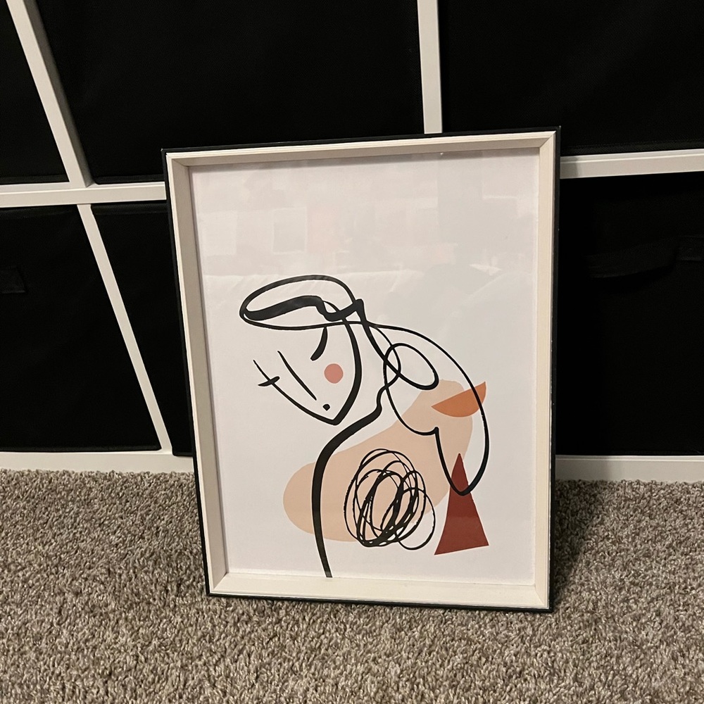 Minimalistic person wall decor